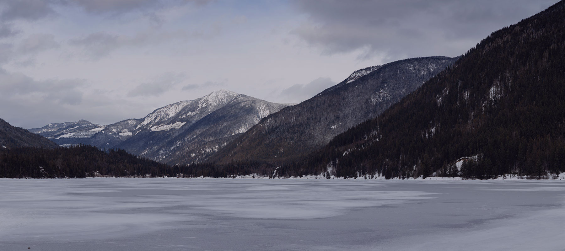 Totem is set near Three Valley Lake in British Columbia, Canada